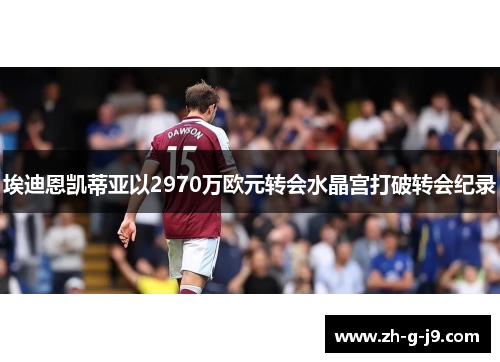 埃迪恩凯蒂亚以2970万欧元转会水晶宫打破转会纪录 埃迪恩凯蒂亚以2970万欧元转会水晶宫打破转会纪录